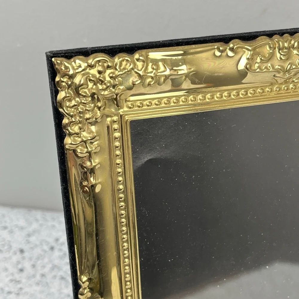 Allegro by Intercraft Gold Tone‎ Picture Photo Frame 5x7 Cottagecore Boho